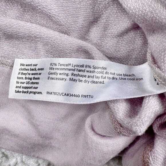 Eileen Fisher Tencel Soft Stretch Pullover Sweatshirt Lilac - Picture 4 of 6